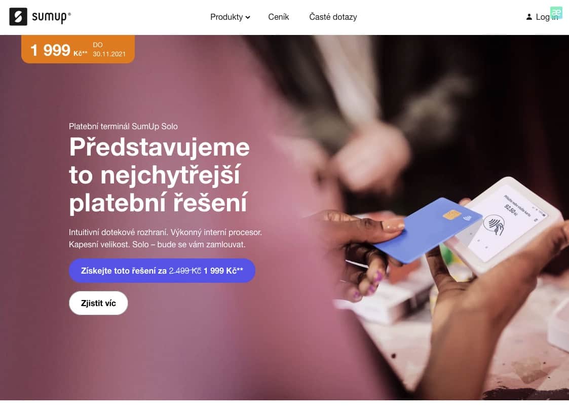 SumUp – recenze, cena. Vyplatí se v roce 2024 objednat platební terminál?