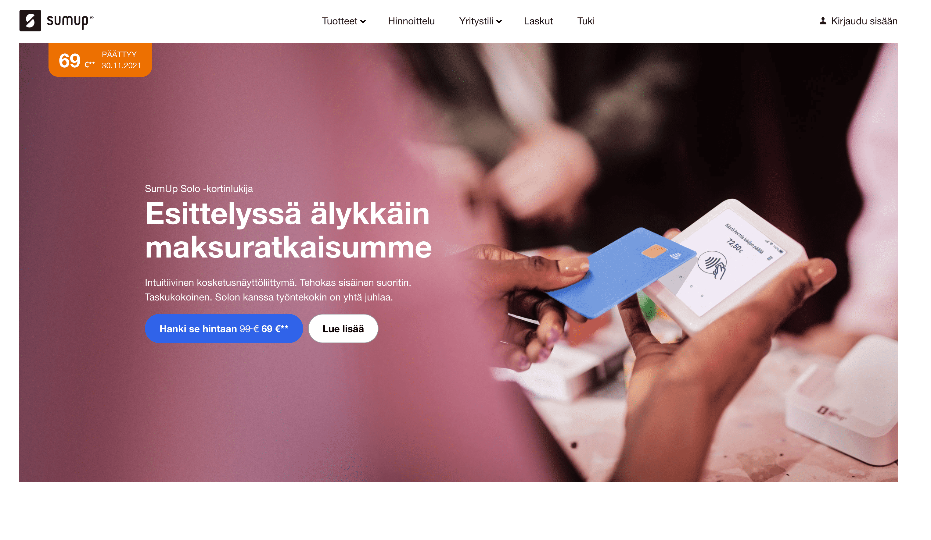 SumUp – Suosittuja maksupäätteitä. Kannattaako sitä tilata ja käyttää? Kokemuksia